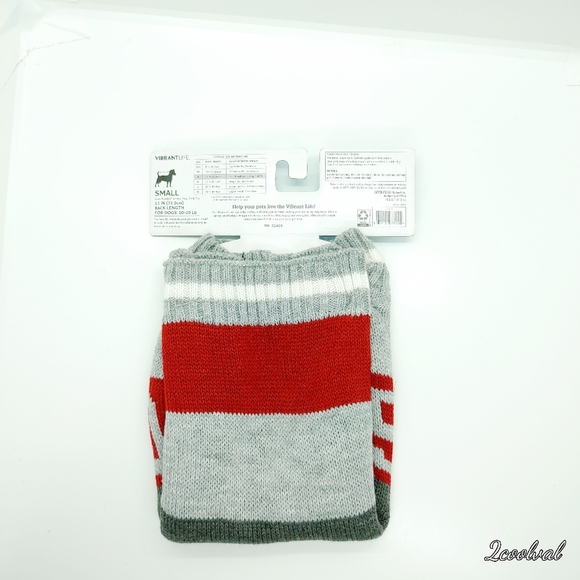 Spoiled Striped Color Block Dog Sweater Small - Picture 5 of 5